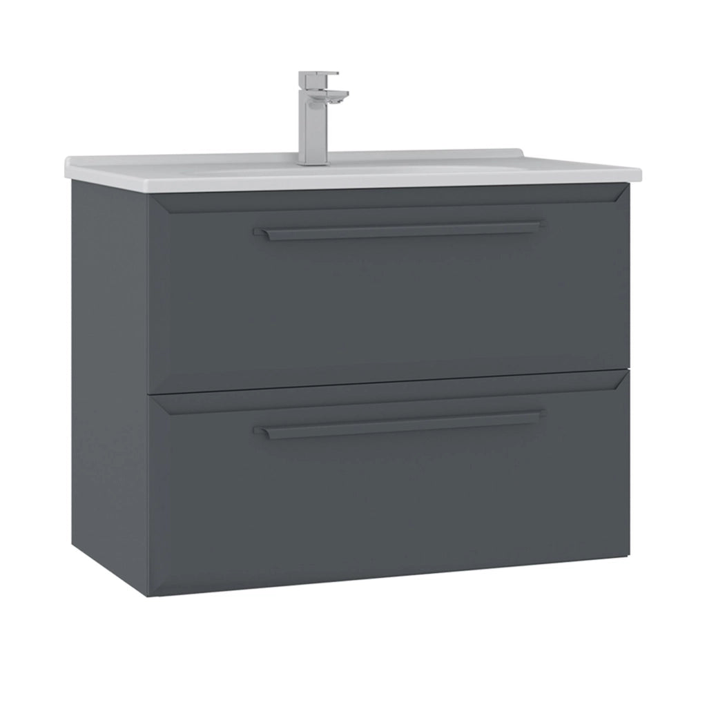 Mobile lavabo "Nuvola 80 v2" - 80 x 50 x 62 cm - Antracite