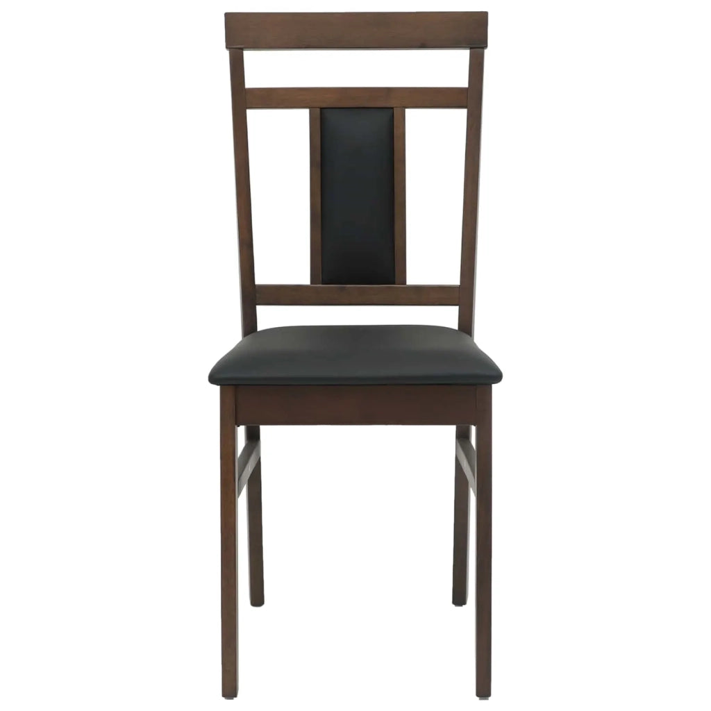 Sedia da pranzo 2 pcs Marrone chiaro e nero 42020502
