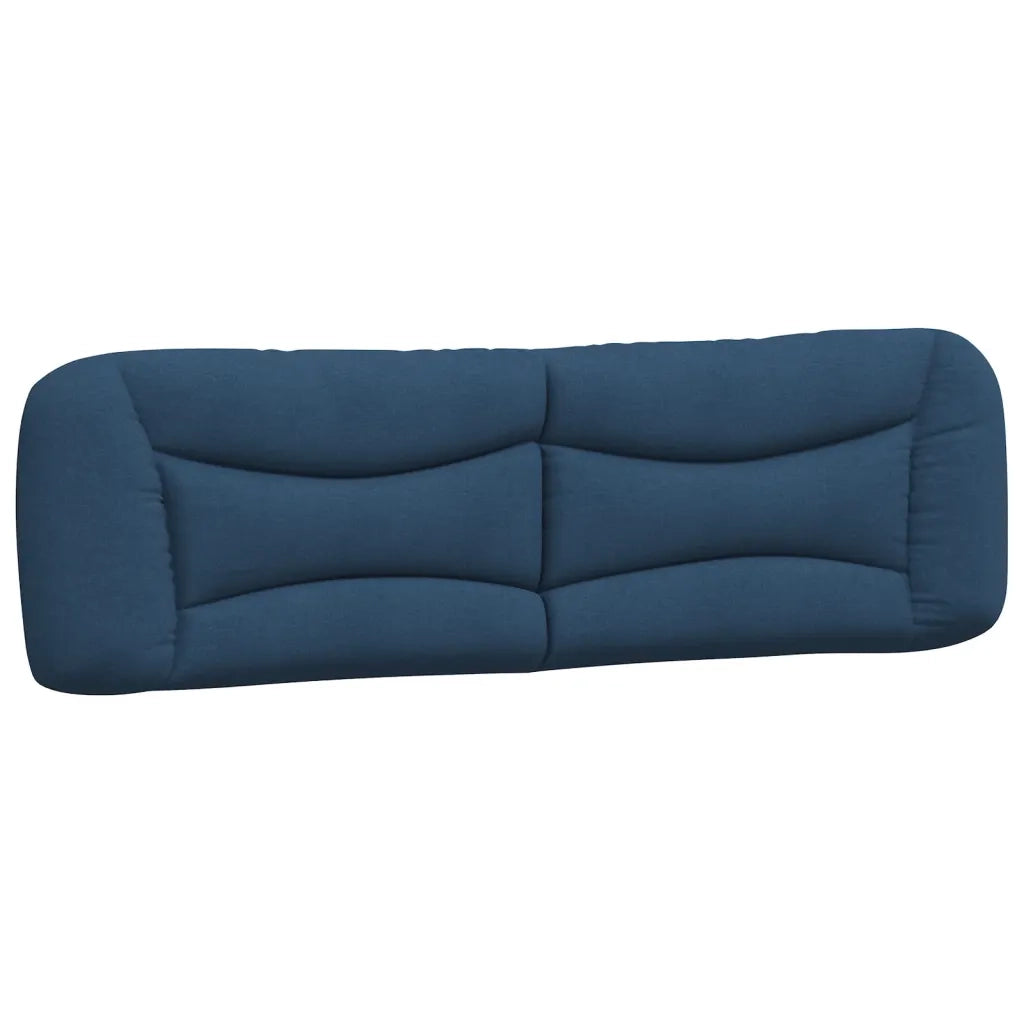 Cuscino Testiera-Cuscino per Testiera Hvar Blu 180 cm in Tessuto