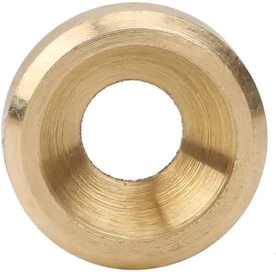 Macchina a viti 50 pezzi - Disco viti a testa sottile in acciaio - Materiale puro rame - Leggero - Facile da installare - Resistenze ai shock - Anello viti