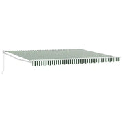 Tenda da Sole | Tenda parasole Verde e Bianco 450 x 300 x 165 cm