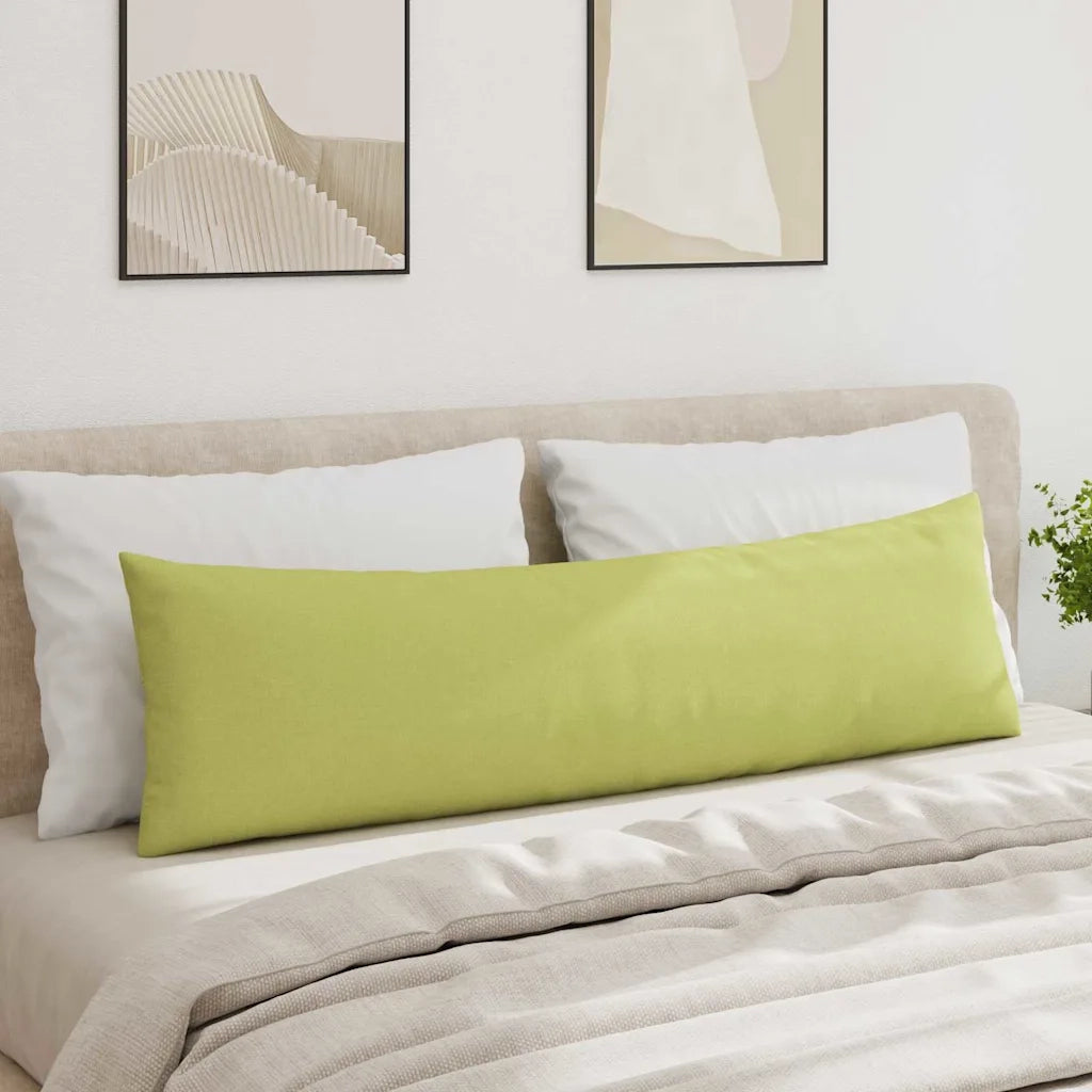Cuscini da Divano 2 pz | Cuscini per sedie Verde chiaro 145 x 40 cm Tessuto