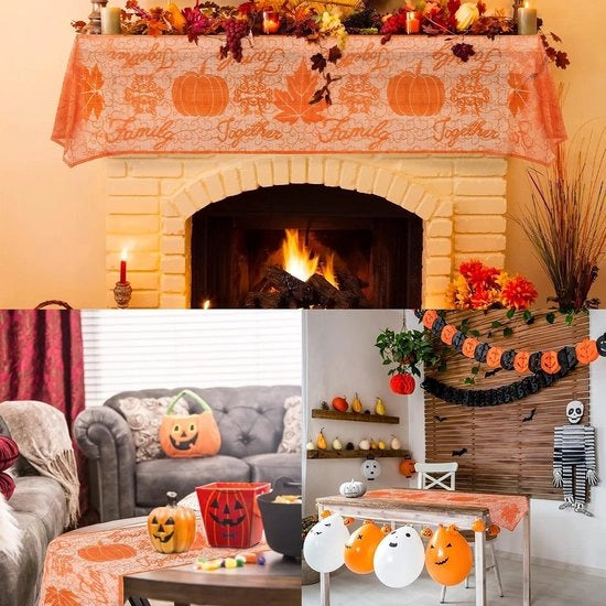 Tappeto per tavolo da autunno - 50.8203cm di lunghezza - Decorazione per tavolo per festa d'autunno