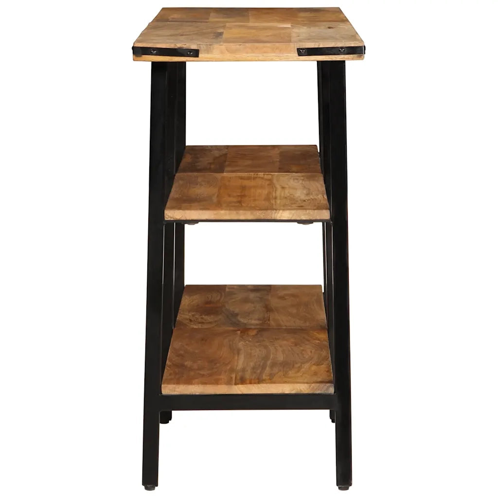 vidaXL Tavolo Consolle 140x35x70 cm in Legno Massello di Mango