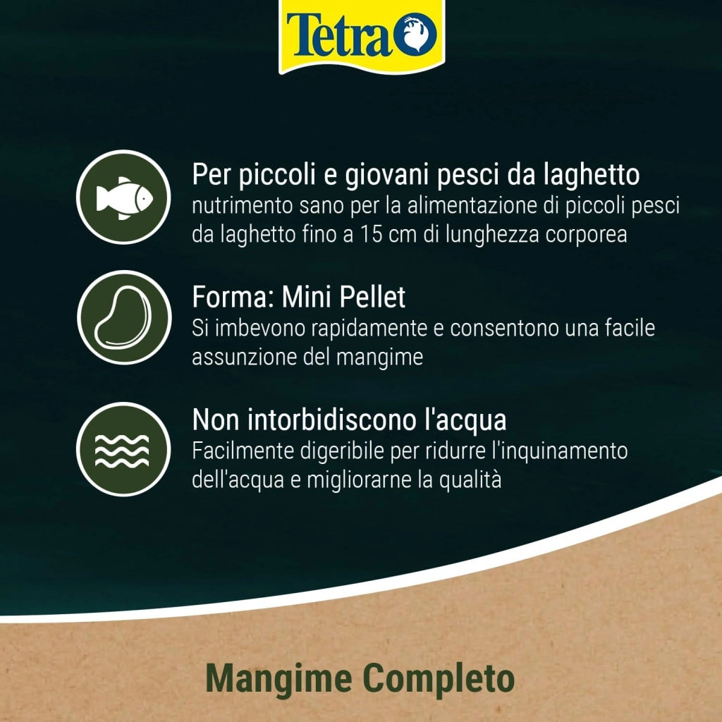 Tetra Pond Pellet Mini 1L - mangime base per piccoli pesci da laghetto