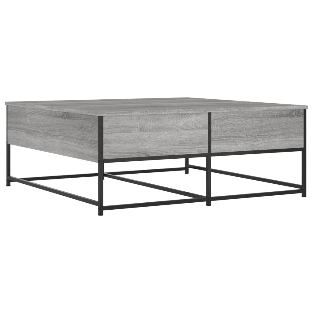 Tavolino da Salotto Grigio Sonoma 100x99x40cm Legno Multistrato 835297