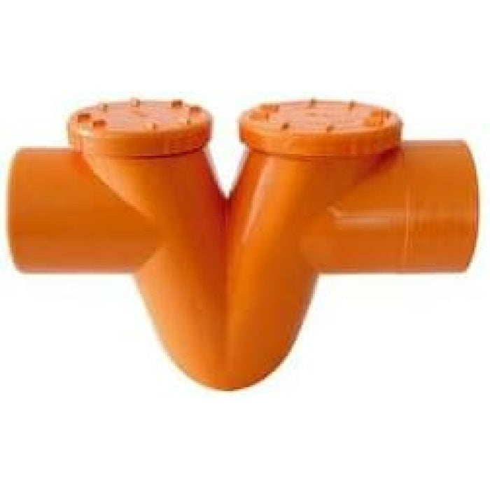 Raccordo sifone monolitico d.-d.iametro 100 mm arancio, rosso, a