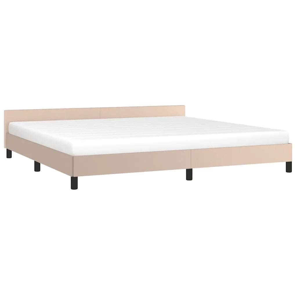 Giroletto con Testiera senza Materasso-Struttura Letto Cappuccino 200x200 cm
