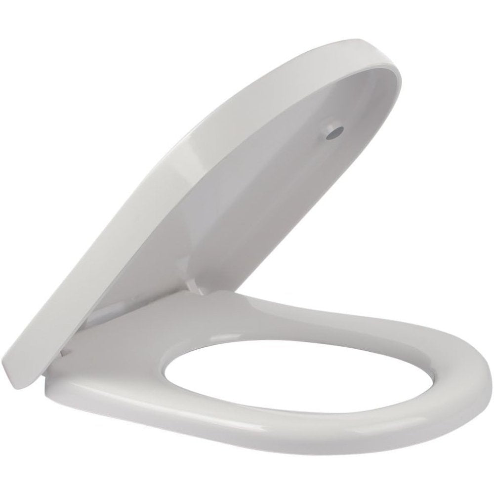 Sungle sedile wc bianco in materiale urea-formaldeide resina con