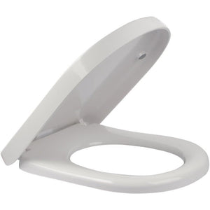 Sungle sedile wc bianco in materiale urea-formaldeide resina con