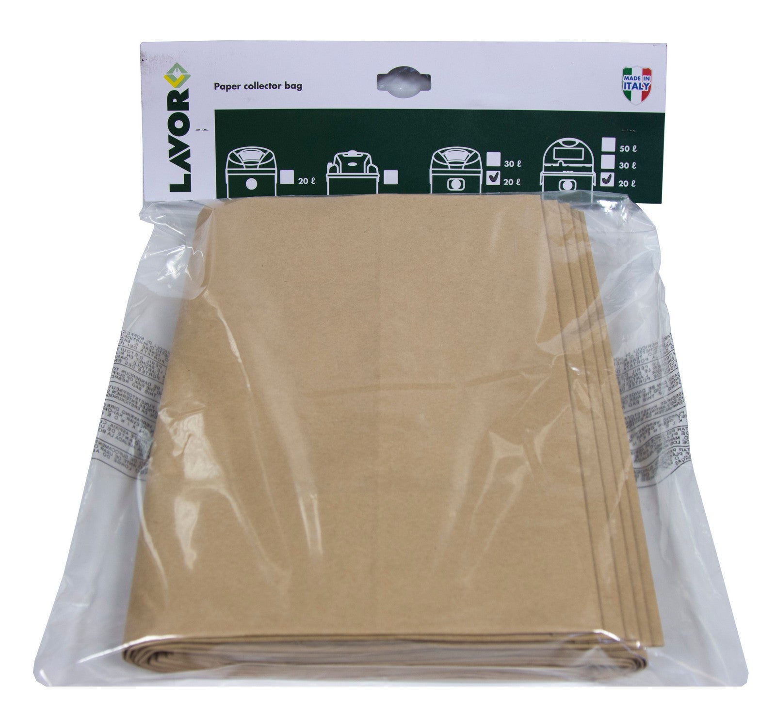 sacchetti bidone aspirapolvere 20/30 l cf30em 5 pz cod:ferx.2260