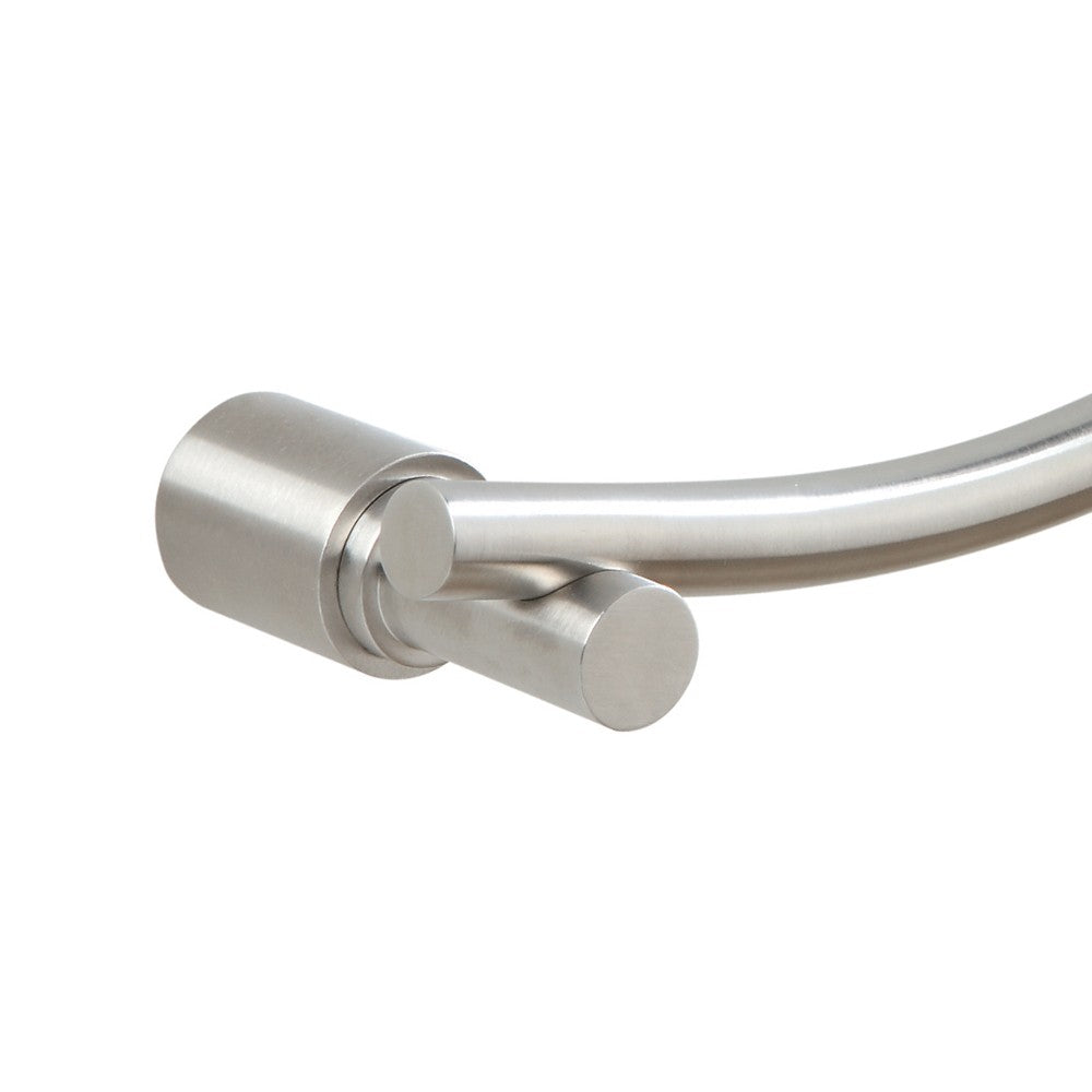 Porta salviette curvo in acciaio spazzolato - serie strike