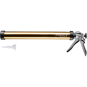 Topex 61-006 pistola per cartucc ccia 600 ml, alluminio e acciao