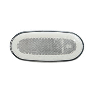 Luce di posizione laterale ovale a LED al neon 12V, bianca 105x46mm per Mercedes Sprinter, VW Crafter Breckner Germany