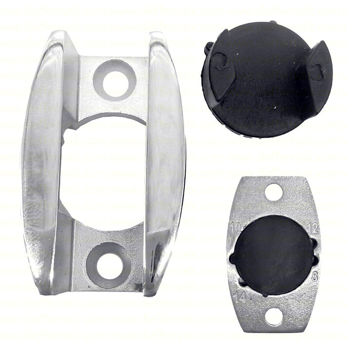 SET GUIDA A TERRA CRISTALLO VETRO ELEGANTE PORTA REGOLABILE 8MM 10MM 12MM 14MM