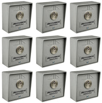 NUMERO 9 SELETTORI A CHIAVE UNICA UGUALE AUTOMAZIONE CANCELLO SERRANDA GARAGE