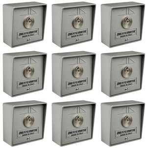 NUMERO 9 SELETTORI A CHIAVE UNICA UGUALE AUTOMAZIONE CANCELLO SERRANDA GARAGE