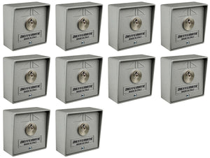 NUMERO 10 SELETTORI A CHIAVE UNICA UGUALE AUTOMAZIONE CANCELLO SERRANDA GARAGE