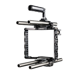 Aptaris Blackmagic Cinema Set Video Cage Rig System (incl. modulo asta 15mm) per BMC
