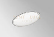 THESSALY faretto Incasso 1 Luce Bordo Raso Bianco attacco GU10  gesso e alluminio d.10cm
