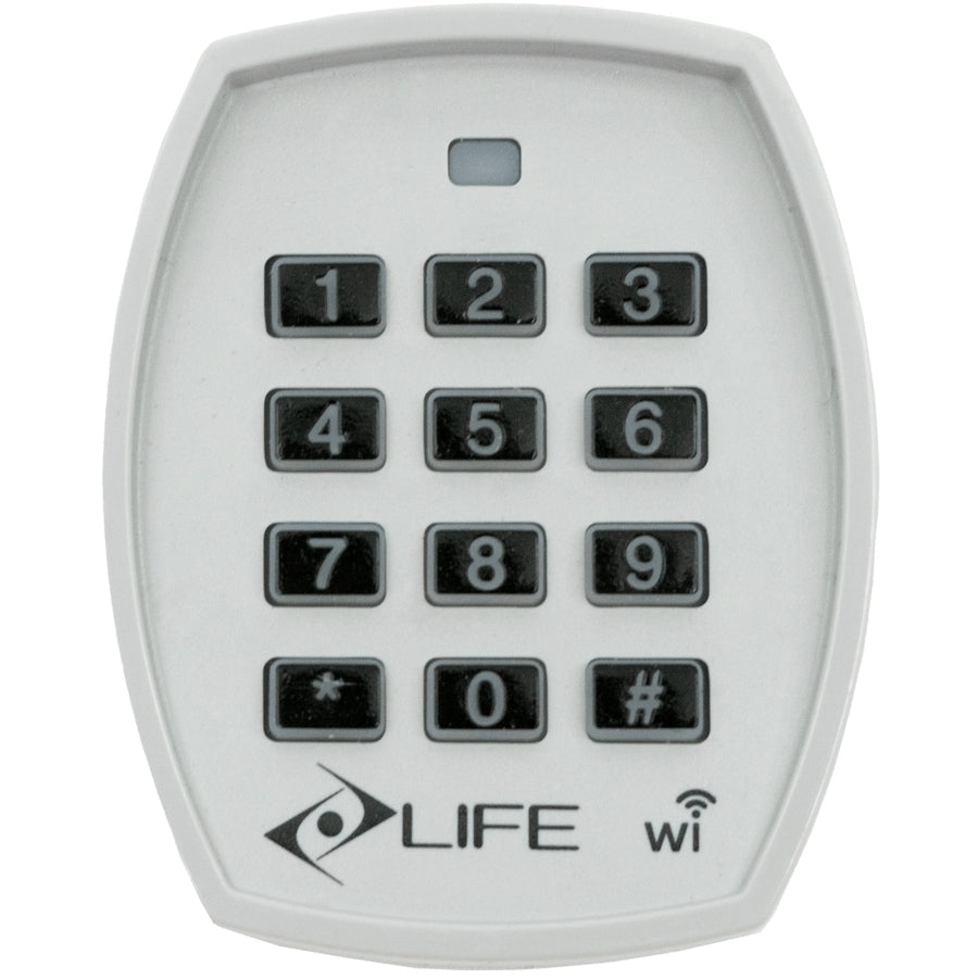 SELETTORE A TASTIERA VIA RADIO DA ESTERNO 433.92 MHZ LIFE WI 1AS0170000 GARANZIA