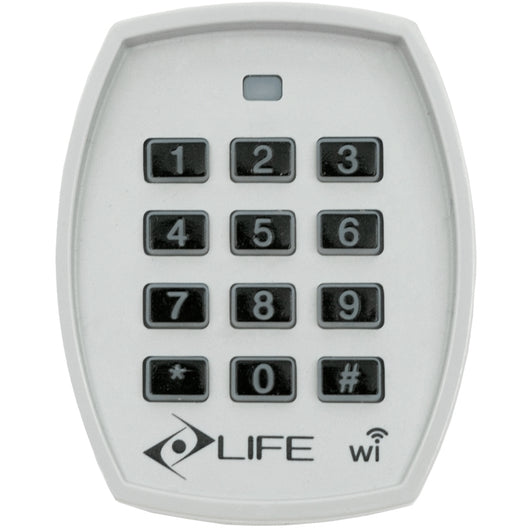 SELETTORE A TASTIERA VIA RADIO DA ESTERNO 433.92 MHZ LIFE WI 1AS0170000 GARANZIA