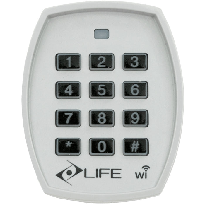 SELETTORE A TASTIERA VIA RADIO DA ESTERNO 433.92 MHZ LIFE WI 1AS0170000 GARANZIA