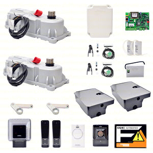 INTERRATO FAAC POWER KIT 770 230V CON CASSE DI FONDAZIONE 490065 + 2 SAFECODER