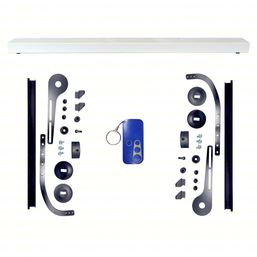 KIT BUENOS DIAS BIANCO 2 ANTE SPEZZATA PERSIANE CON LEVE REGOLABILI CON GUIDE