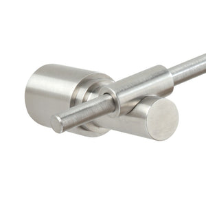 Porta rotolo in acciaio spazzolato - serie strike