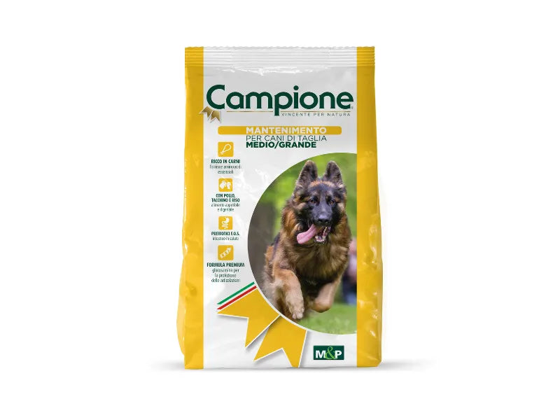 Crocchette mantenimento cani medio/grande pollo tacchino e riso 400g 3kg o 15kg - 3 Kg