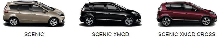 RIGUM902174 , Renault Scenic III dal 2009-2016, Renault Grand Scenic III dal 2009-2017, Renault  X-Mod dal 2009-2016, R