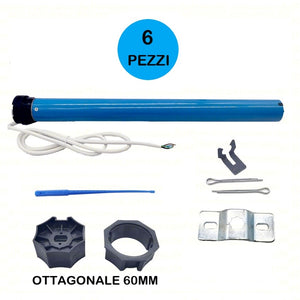 MOTORE MOTORI AVVOLGIBILE TAPPARELLA TAPPARELLE 55KG 20 NM DFM 230V 6 PEZZI