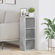 Credenza con cassetto Grigio cemento 25,5 x 22 x 69,5 cm 8000551