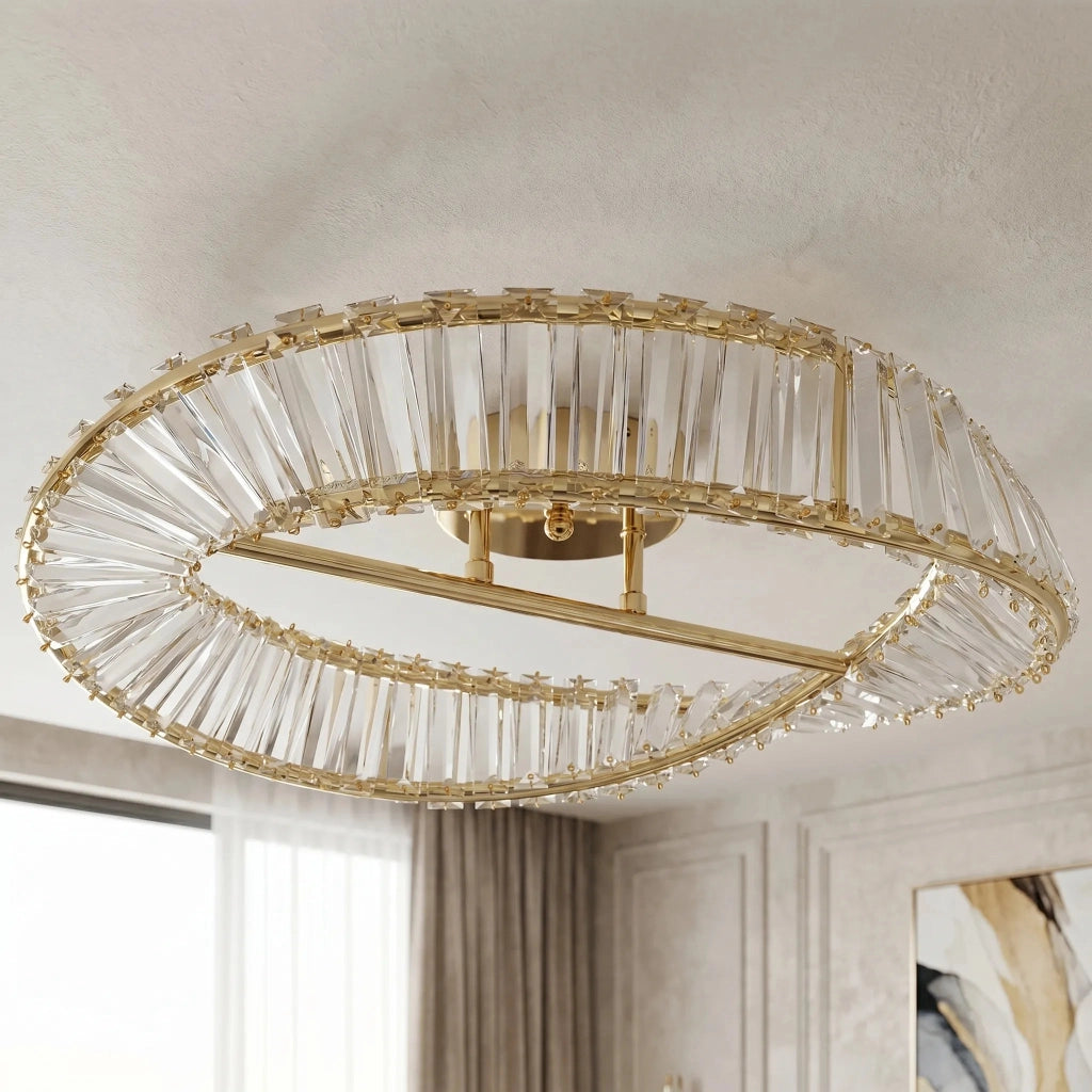 Lampada Da Soffitto Led Swe095-c 50cm Gold