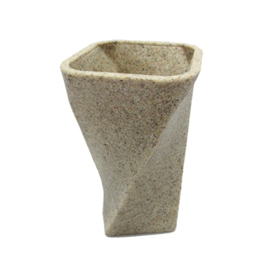 Bicchiere da appoggio color pietra - serie stone