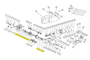 9008 GRUPPO TRASMISSIONE COMPLETO BASIC BAZER RICAMBIO