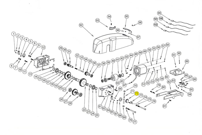 113046 SUPPORTO PERNO SBLOCCO ZAMA BASIC BAZER RICAMBIO