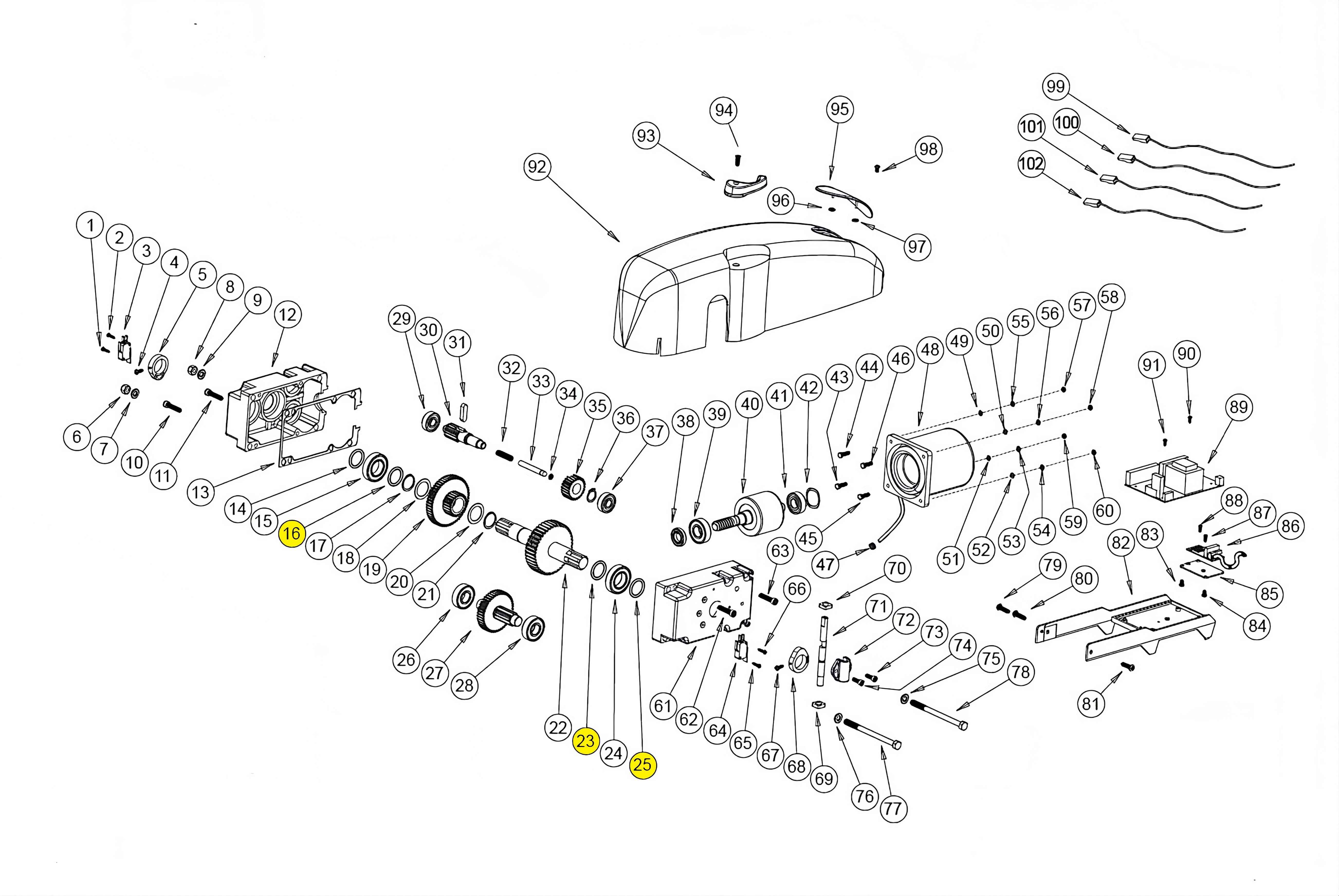 121044 GUARNIZIONE OR 2,62X20,29 BASIC BAZER RICAMBIO
