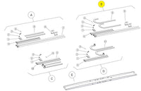 112529/1 KIT ACCESSORI 1 BRACCI CURVI BASIC BAZER RICAMBIO