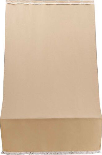 TENDA DA SOLE PER PORTA C/ANELLI BEIGE L140H250