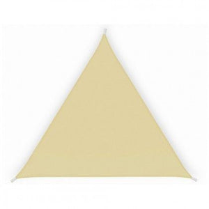 TENDA VELA OMBREGGIANTE DA ESTERNO TRIANGOLARE 5X5X5 MT BEIGE