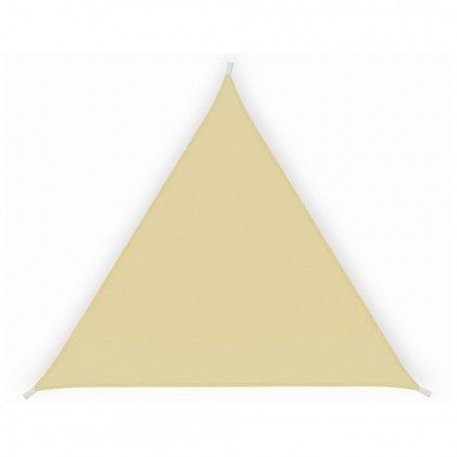 TENDA VELA OMBREGGIANTE DA ESTERNO TRIANGOLARE 5X5X5 MT BEIGE