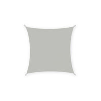 TENDA VELA OMBREGGIANTE DA ESTERNO QUADRATA 3X3 MT GRIGIO CENERE