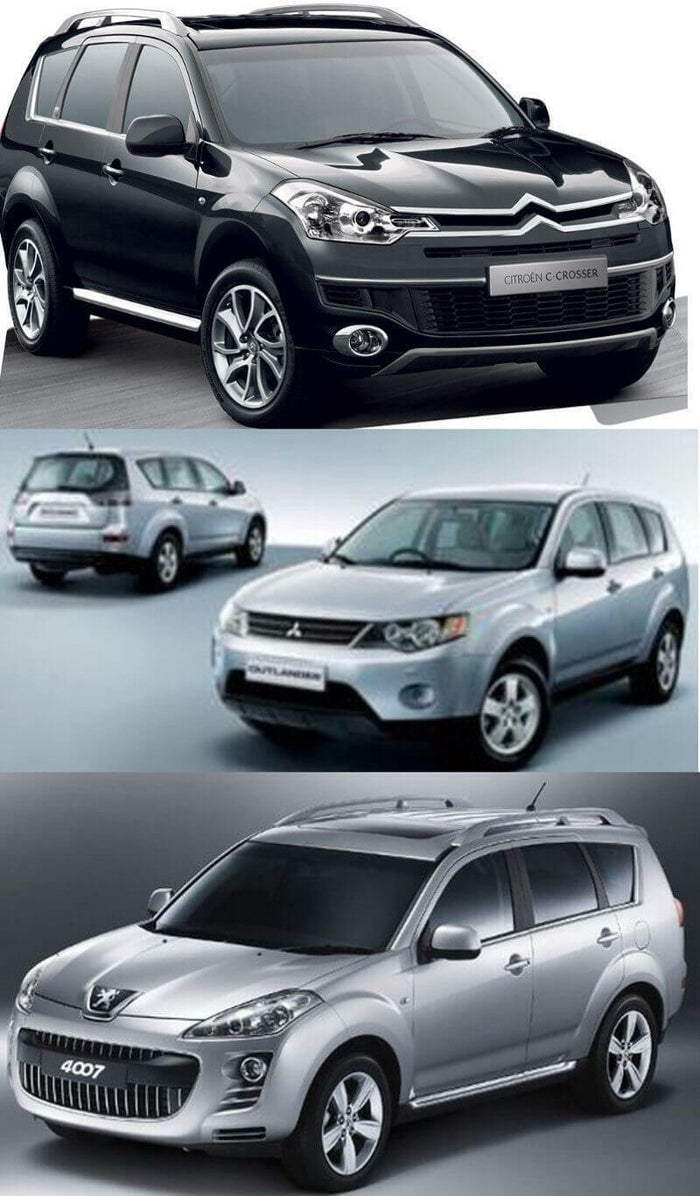 RIGUM900514 , Citroen C-Crosser dal 2007- , Mitsubishi Outlander II dal 2007-2012 , Outlander III dal 2012- (NO modelli