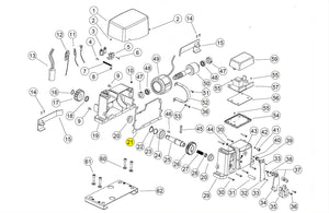 140028/2 GUARNIZIONE FLEXOID AG FUTURE KV10 RICAMBIO