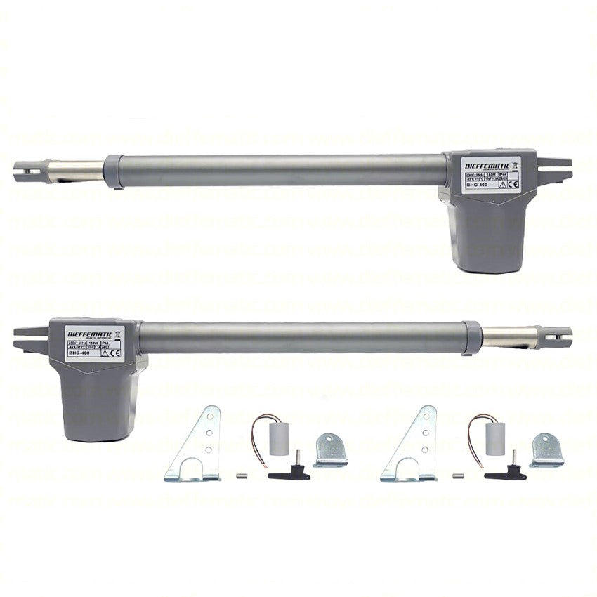 COPPIA PISTONI BHG CORSA 400 230V CANCELLO BATTENTE DESTRO SINISTRO SX DX MOTORE
