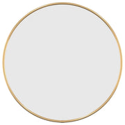 Specchio da Parete-Specchio a muro Dorato ? 40 cm Rotondo