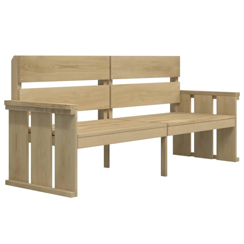 Set da Pranzo per Giardino 3 pz in Legno di Pino Impregnato 3096618