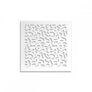 MACCHIE - Pannello in PVC traforato - Parasole Colore: bianco, Misura: 73x73 cm
